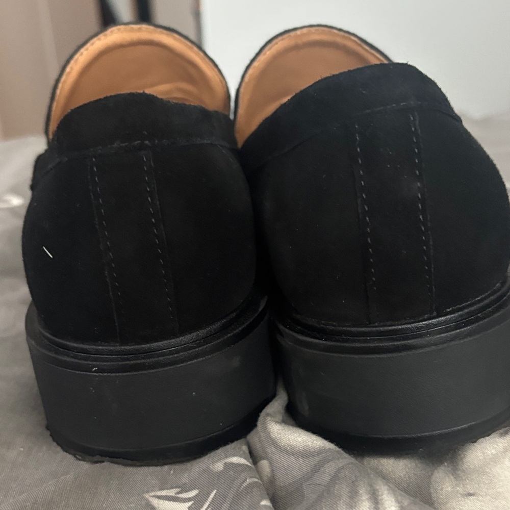 Nine West Suede Black Tassel Loafers - Picture 9 of 9